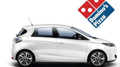 DOMINO'S PIZZA VELGER ELEKTRISKE RENAULT ZOE