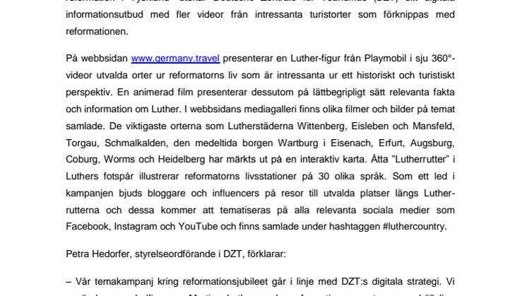 ​Digital panoramablick på reformationsorter