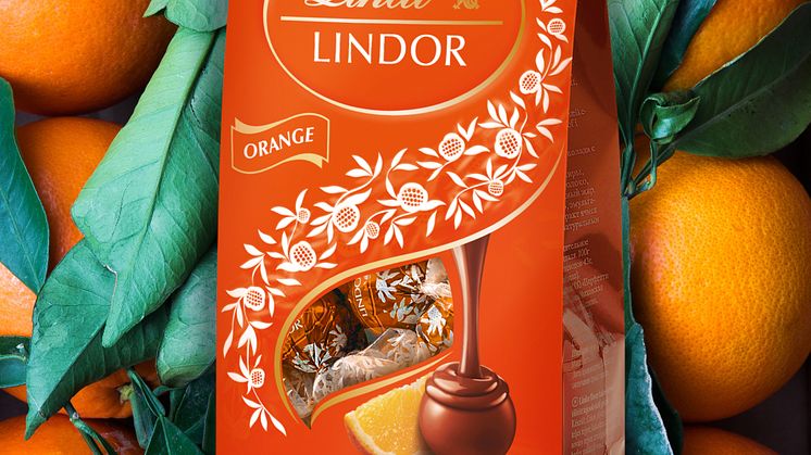 Lindor Orange 137g påse Mood
