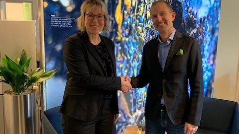 Catharina Lindgren, CEO CarboMax AB and Tobias Brink, CEO Envigas AB