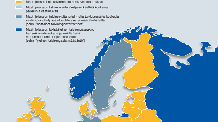Goodyear varoittaa kuljetusyrityksiä: talvirengassäännöt eivät ole samat kaikkialla Euroopassa