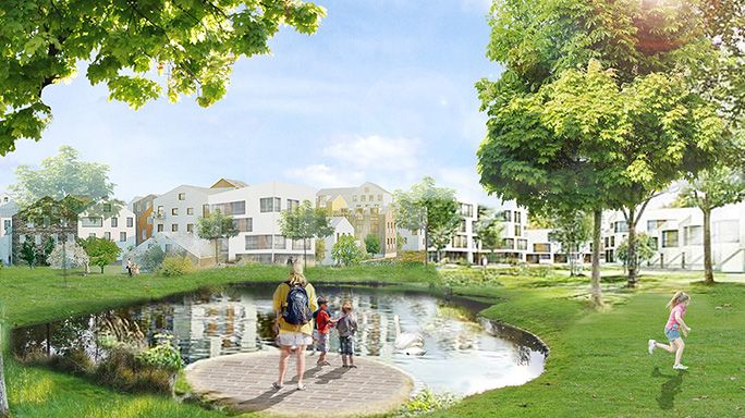 Södra Ladugårdsängen växer fram – snart startskott för ny stadsdel