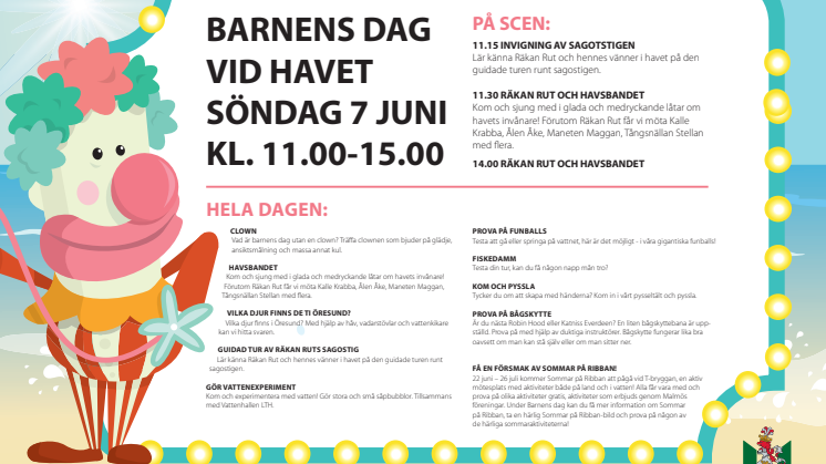 Program Barnens dag vid havet 2015