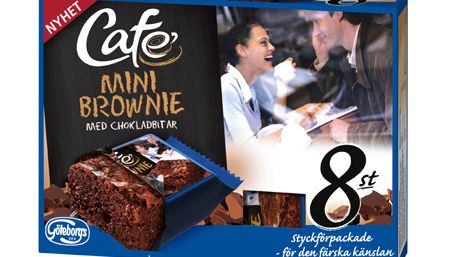 Göteborgs Kex lanserar Café Mini Brownie  - perfekt för det lilla hushållet eller det lilla behovet