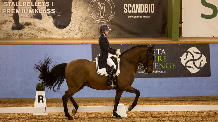 Mary-Sophie Haid-Bondergaard med Roberto des Frettes, foto Roland Thunholm