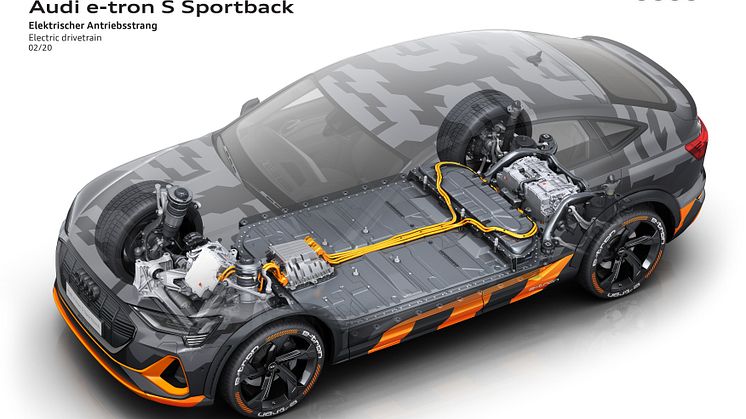 Audi e-tron Sportback S i design camouflage