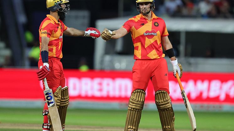 Moeen Ali and Liam Livingstone will both be back at Birmingham Phoenix. Photo: ECB/Getty Images
