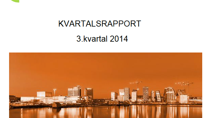 NHST Media Group - Kvartalsrapport 3. kvartal 2014