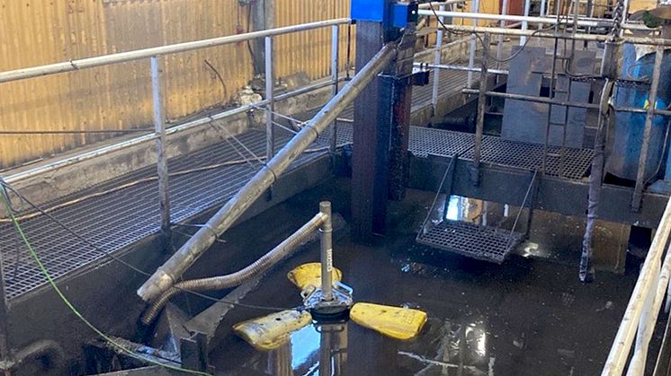 SurfCleaner SCO 1000 removes oil from wastewater in a Swedish steel mine