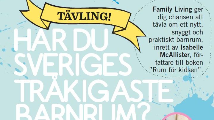 Tävla om chansen att få ett nytt barnrum