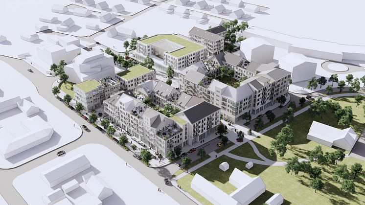 Lödde centrum - visionsbild