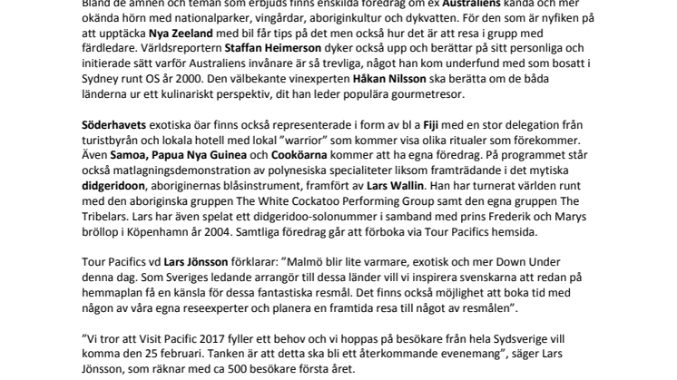 Från aboriginkultur till söderhavsexotism på Visit Pacific i Malmö 