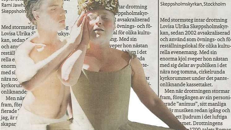 Drottning Lovisa Ulrika intar Confidencens scen