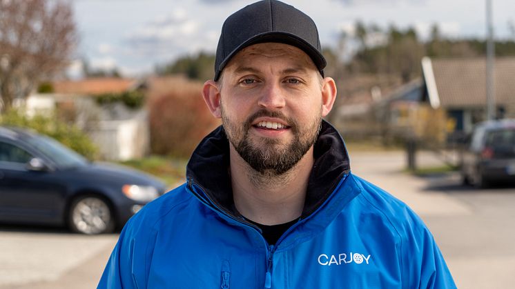 Simon Ekstrand, VD och medgrundare Carjoy