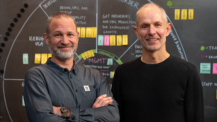 David Ekelund och Tom Nilsson leder svenska skoföretaget Icebug.