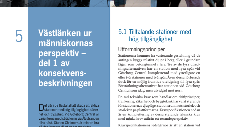 Järnvägsutredning inklusive miljökonsekvensbeskrivning - Västlänken - Del 2