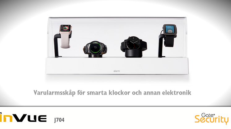 Varularmsskåp för smarta klockor och annan elektronik