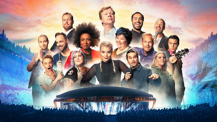 Humorkalaset - Sveriges komikerelit till Dalhalla den 17 augusti 2019!
