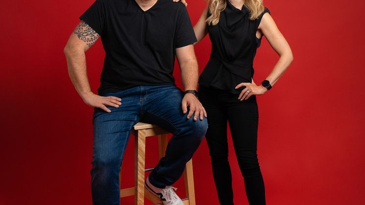 BdS-Hauptgeschäftsführerin Andrea Belegante und Simon Mohr, CEO & Co-Founder von E2N 