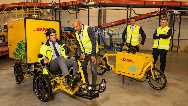 Andreas Carlson på DHL Express besök