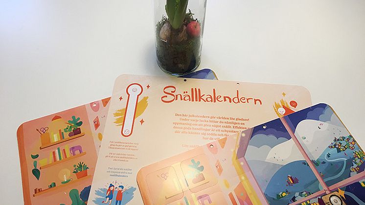 Friends Snällkalender delas ut till HSB Skånes anställda