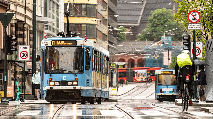Oppgraderingen av Storgata er en del av det samlede arbeidet med fornyelsen av trikkebyen Oslo. Det gjenstår fortsatt noen arbeider, og prosjektet som helhet er planlagt ferdigstilt i løpet av 2021.