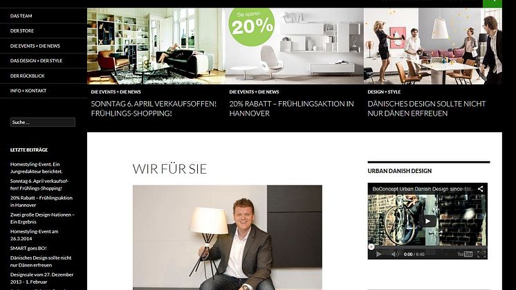 BoConcept Hannover steht für erstklassiges dänisches Möbel-Design