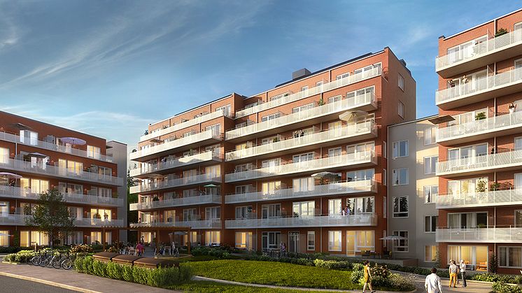 HSB säljstartar 97 lägenheter i Stureby vid tunnelbanan 