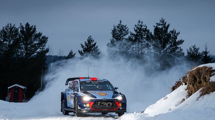 Hyundai Motorsport gick miste om segern i Rally Sweden