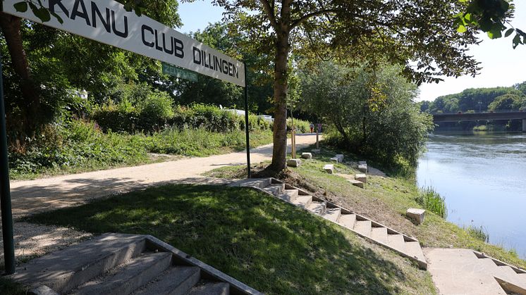 Einweihung LEADER Dillingen, Anlegestelle Kanu Club Dillingen
