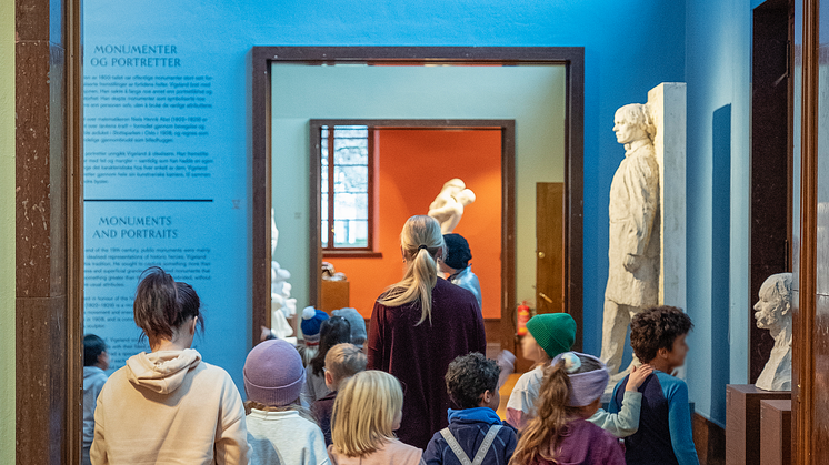 Formidling i Vigelandmuseet. Foto Øyvind Andersen
