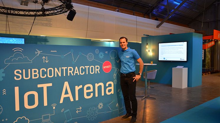 Magnus Mörstam är koordinator för Subcontractor IoT Arena.