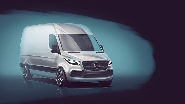 ​​​​Mercedes afslører første detaljer om den nye Sprinter