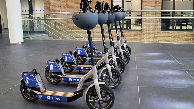 E-Scooter Flotte der Zurich Gruppe Deutschland
