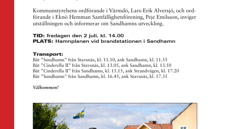 Unik satsning i Sandhamn