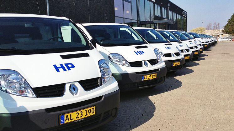 Viceværten kører Renault Trafic