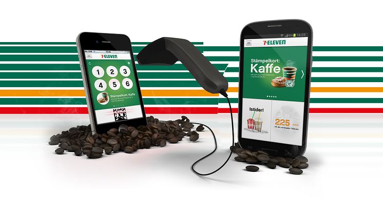 7-Eleven lanserar stämpelkort i mobilen - kundens 7:e favorit på köpet