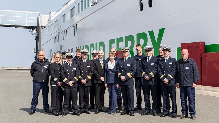 Scandlines’ neue Hybridfähre auf den Namen „Berlin“ getauft