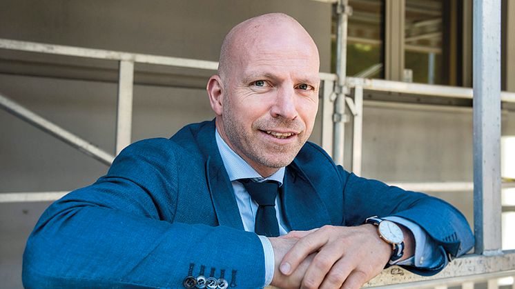 Administrerende direktør, Gunnar Glavin Nybø ønsker start-up bedrifter velkommen til Bygg Reis Deg messen 18-21 oktober