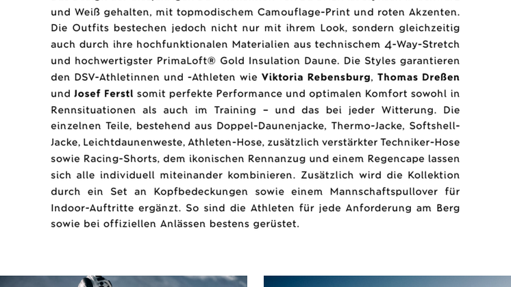 BOGNER and the German Ski Association – A perfect symbiosis