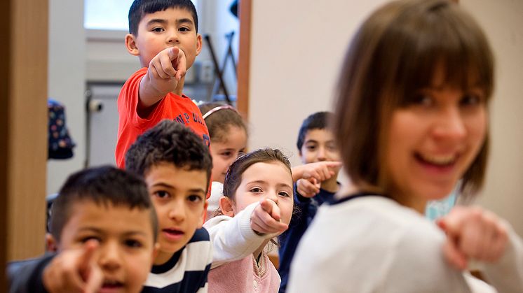 Delar av El Sistema Kristianstad på Näsby skola, foto: Tommy Svensson, Kristianstadsbladet