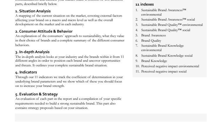 About Sustainable Brand Index™