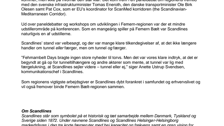 Usikkerhed om Femern-tunnelens tidsplan
