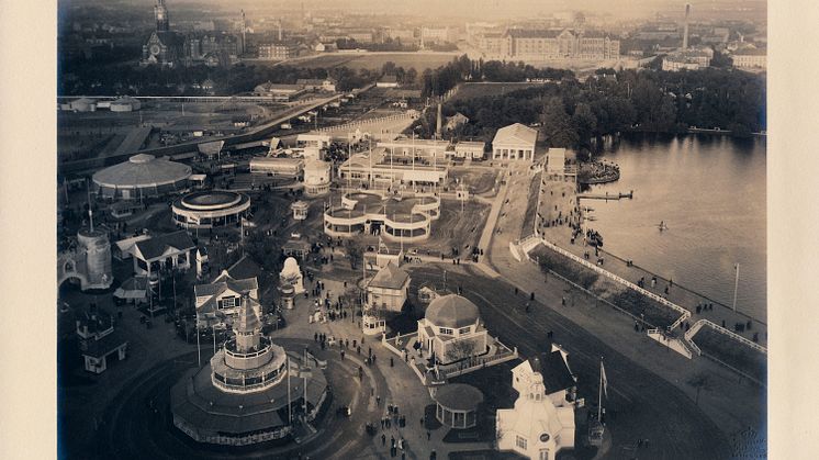 Historisk bild av Baltiska utställningen 1914