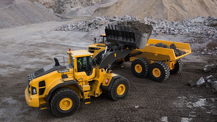 Volvo L250H hjullastare och dumper i G-serien
