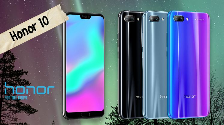 NetOnNet först ut med att sälja Honor 10, säljstart 25 maj, 2018