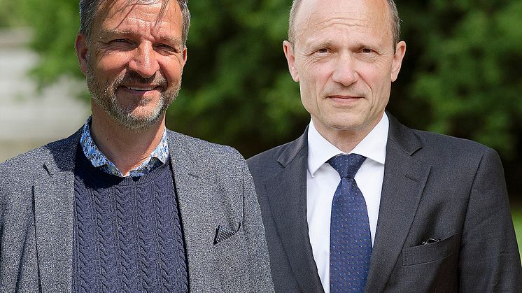Johan Lilja, generalsekreterare ICLD och Morten Kjaerum, chef på Raoul Wallenberg Institutet. Fotokollage. Källa RWI och ICLD.