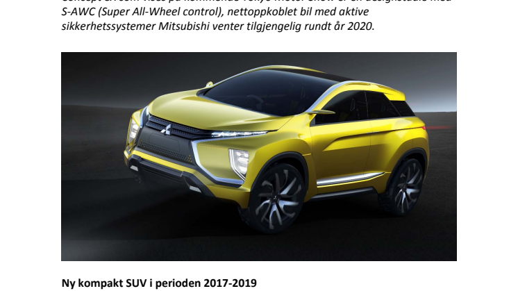 Concept eX – en kompakt SUV med neste generasjons elbil-teknologi