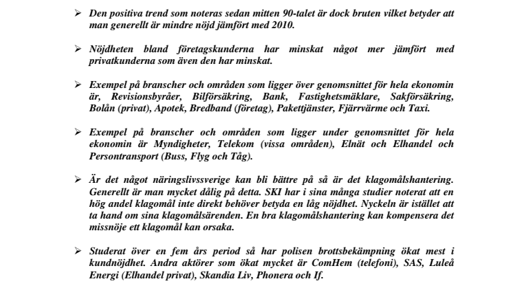 -	Utvecklingen för hela ekonomin enligt Svenskt Kvalitetsindex