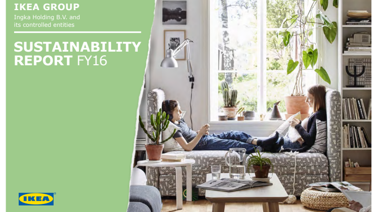 IKEA koncernens hållbarhetsrapport för 2016